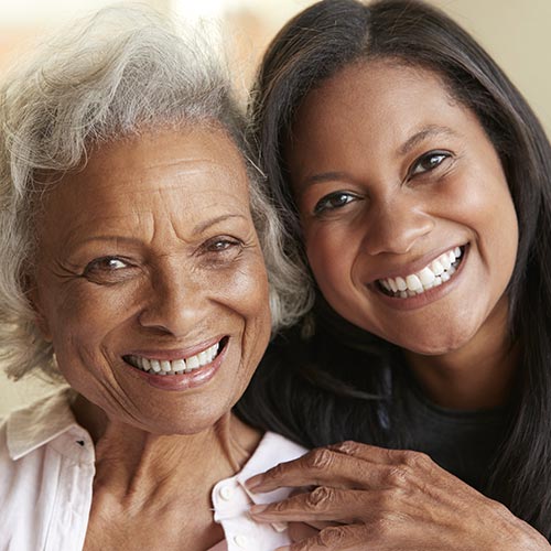 dentist patient smiling